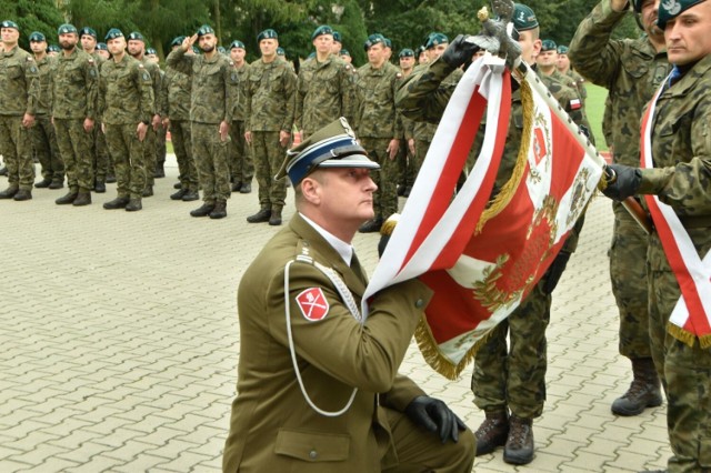 Wojskowa uroczystość w Zamościu