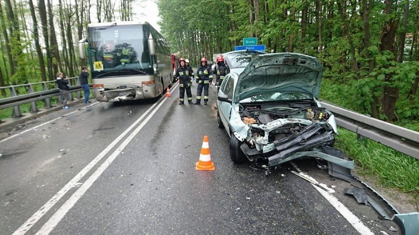 Karambol w Brodach. Jedna osoba ranna 