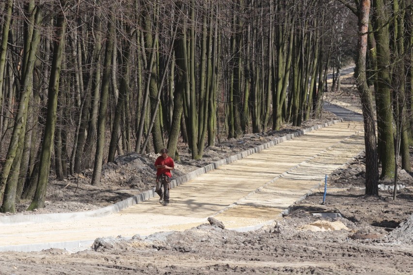Budowa pętli rolkowej w Katowicach