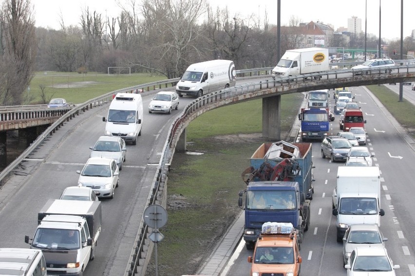 Wypadek na Wisłostradzie