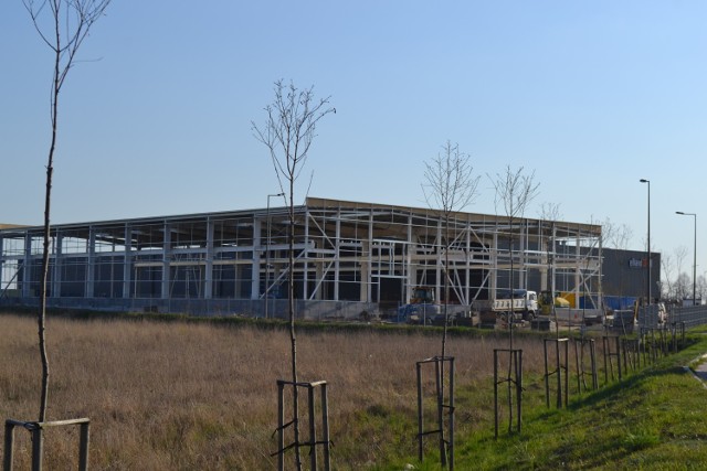Budowa nowej hali firmy Elhand Transformatory w Lublińcu.
