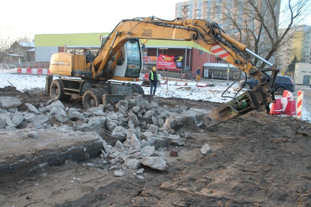 Schron przy Szosie Chełmińskiej odkryty niedawno podczas budowy linii tramwajowej został we wtorek zburzony.