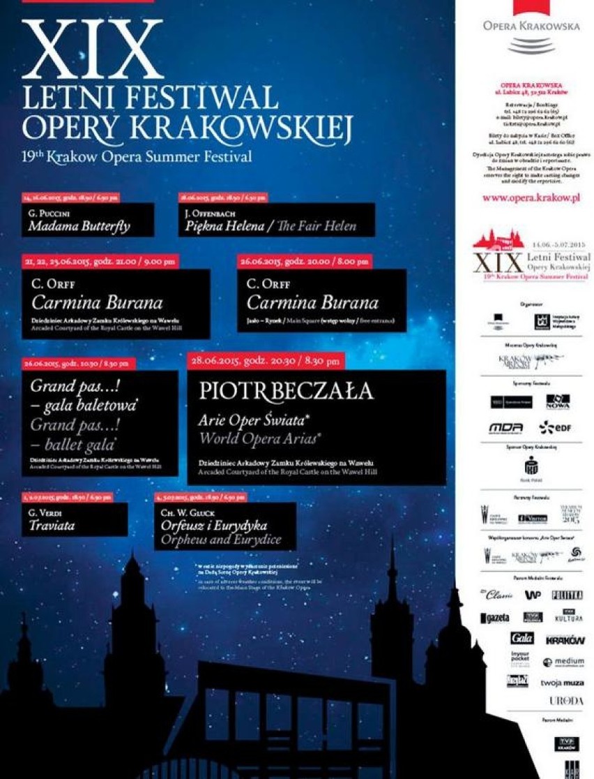 XIX Letni Festiwal Opery Krakowskiej. Operowe...
