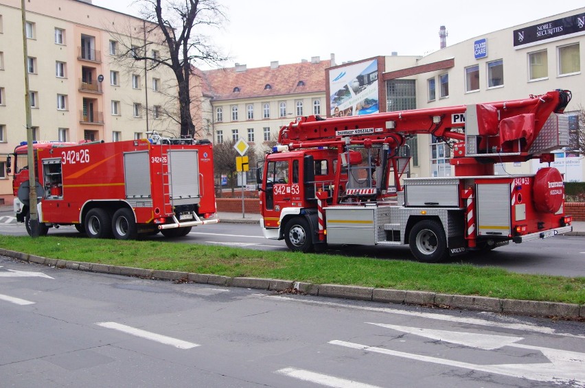 Pożar w Kaliszu na ulicy Kościuszki