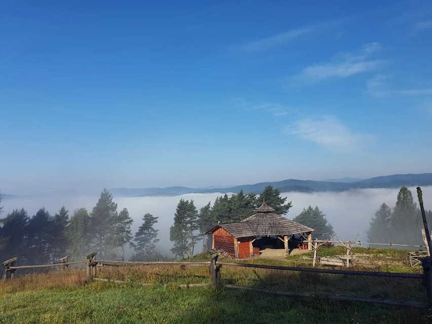 Muszyna. Piękny poranek w uzdrowisku. Miasto spowiła mgła [ZDJĘCIA]