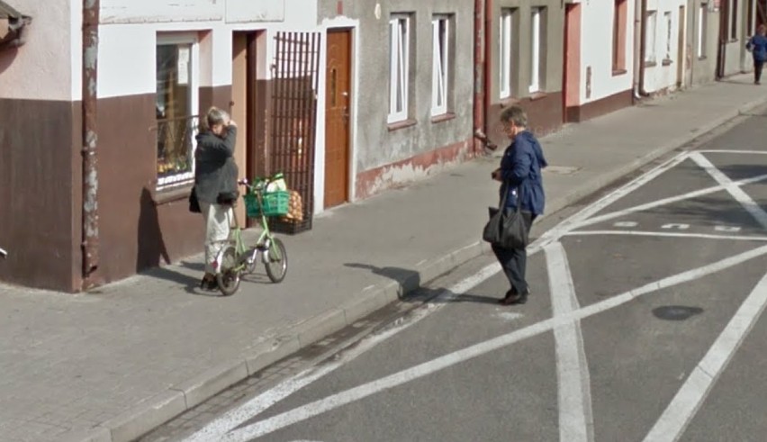 Mieszkańcy Piotrkowa w obiektywie Google Street View.