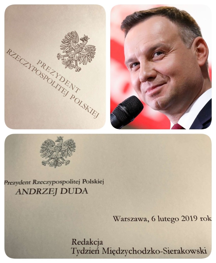 Prezydent Andrzej Duda zwrócił się do naszej redakcji w...