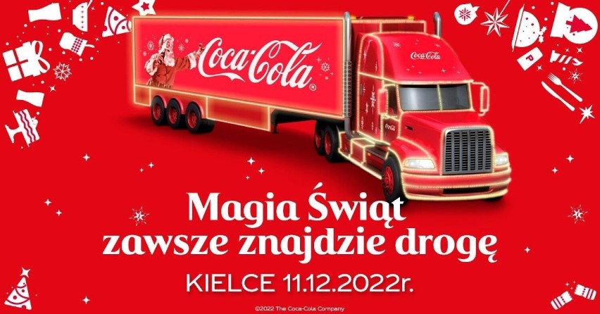 Świąteczna ciężarówka Coca-Coli przyjedzie do Kielc. Już w grudniu zaparkuje na Rynku. Jakie będą atrakcje?