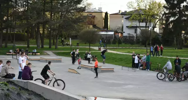 Powodzeniem cieszył się również skatepark w Parku Miejskim.