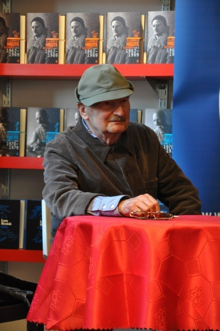 Sławomir Mrożek. Fot. Tadeusz Sobski