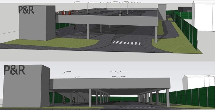 Wizualizacja nowego dworca autobusowego w Wadowicach