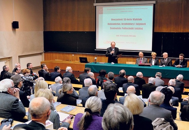 Politechnika Łódzka świętowała w poniedziałek 55 urodziny Wydział Budownictwa, Architektury i Inżynierii Środowiska.