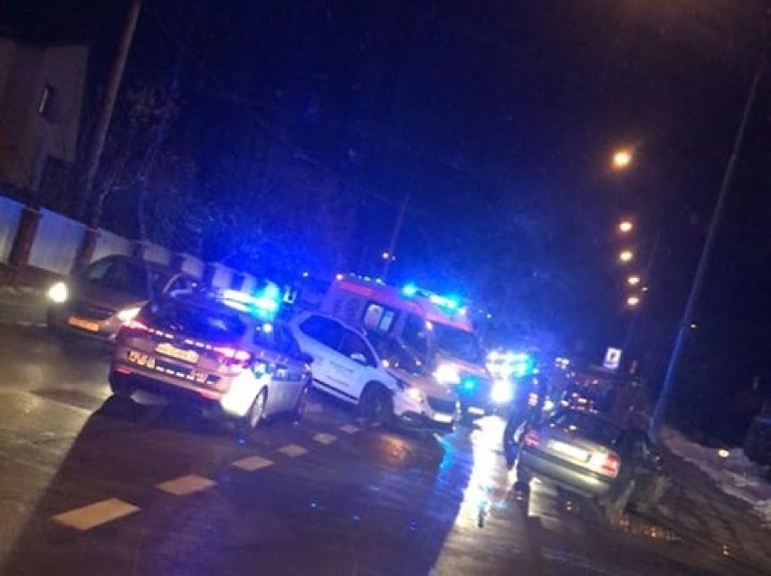 Wypadek na ul. 29 listopada w Olkuszu. Utworzył się ogromny korek [ZDJĘCIA]