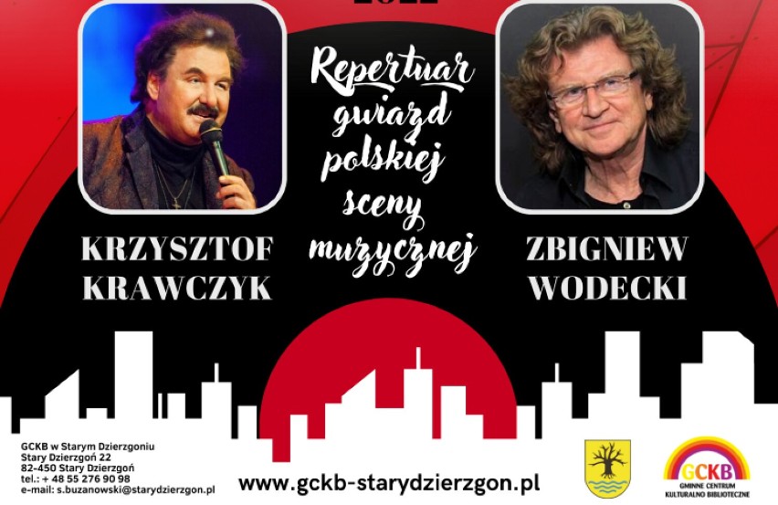 Wybierz którąś z piosenek Wodeckiego i Krawczyka i zaśpiewaj na festiwalu w Starym Dzierzgoniu!