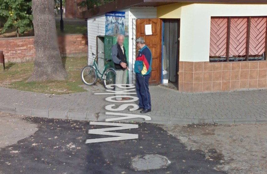Mieszkańcy Raciążka w obiektywie Google Street View