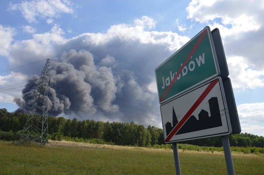 Są zarzuty dla Janusza G. za pożar nielegalnego składowiska w Jakubowie