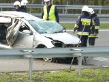 Wypadek na autostradzie A1. Droga całkowicie zablokowana