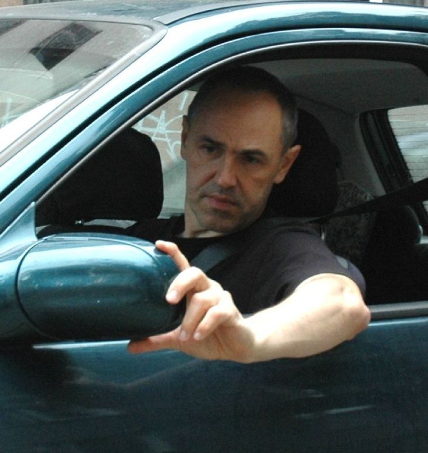 Wojciech Alabrudziński, jechał samochodem