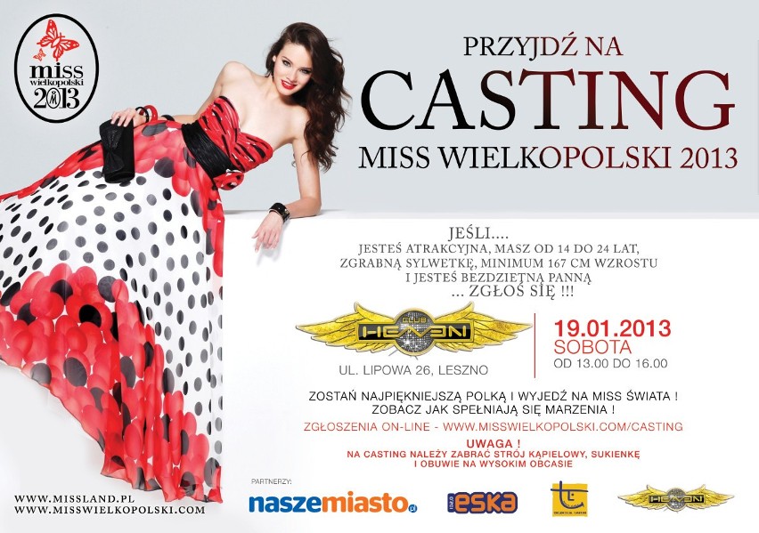 Casting na Miss Wielkopolski wkrótce w Lesznie