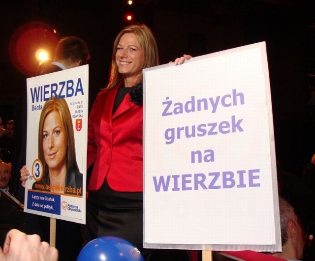 Beata WIERZBA - kandydatka do Rady Miasta Gdańska. Okręg nr 2, pozycja nr 3 - PIERWSZA KOBIETA NA LIŚCIE.