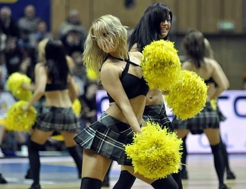 Urocze Cheerleaderki Asseco Prokomu były najjaśniejszym punktem mistrzów Polski