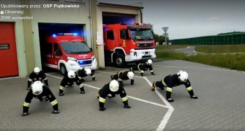 W Pabianicach pompowali dla Wojtusia. Policjanci i strażacy ochotnicy ZDJĘCIA