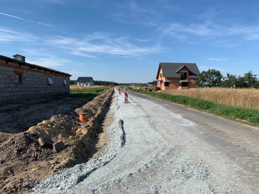 Tak przebiegał remont drogi gminnej w Żegocinie