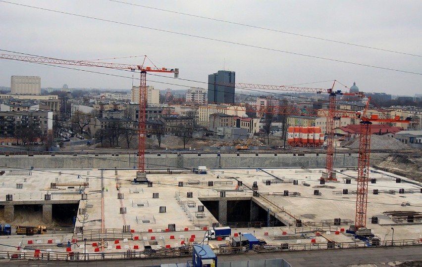 Budowy dworca Łódź Fabryczna i EC1