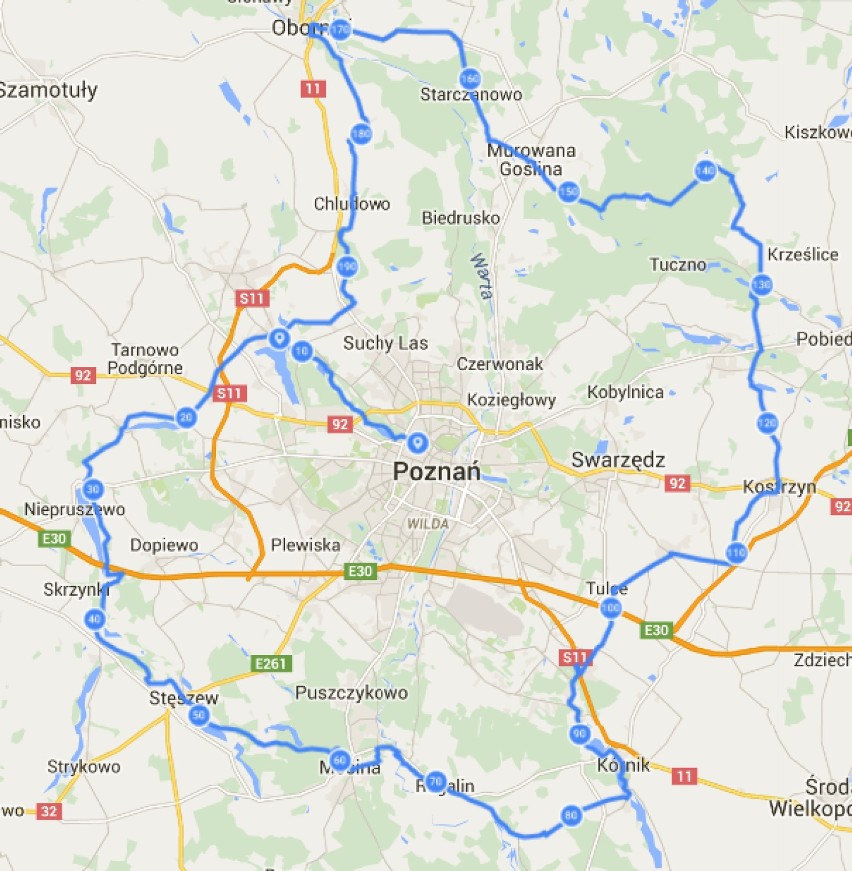 Rowerzyści z Poznania wyruszają w 24-godzinną trasę