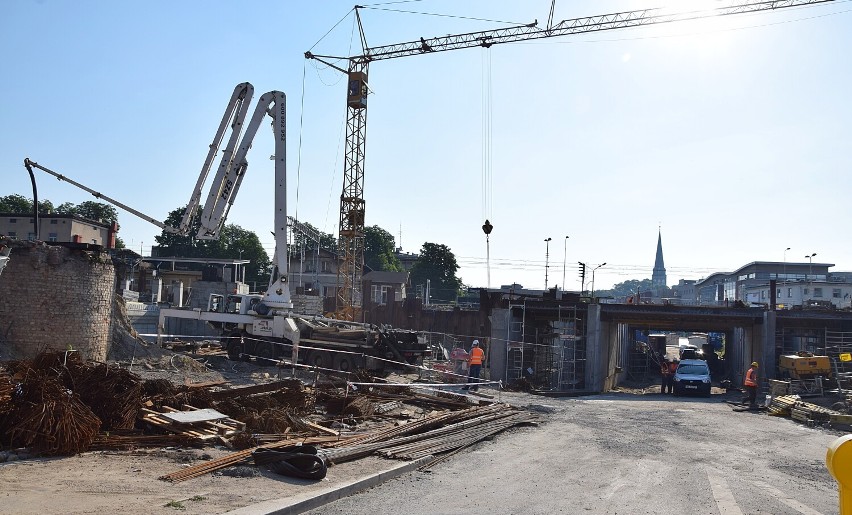 Trwa przebudowa wiaduktu w centrum Stargardu