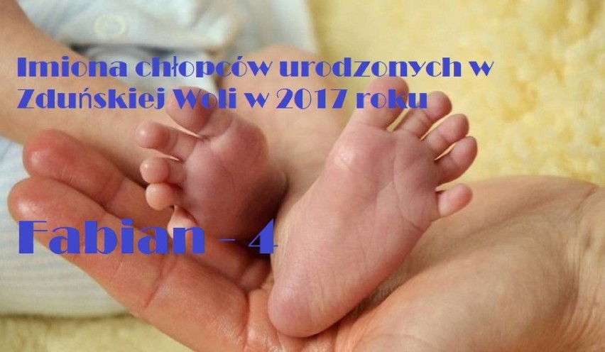 Najpopularniejsze imiona chłopców urodzonych w Zduńskiej Woli w 2017 r. [RANKING]