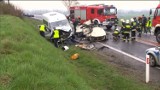 Wypadek na krajowej 8. Nie żyje jedna osoba [wideo]