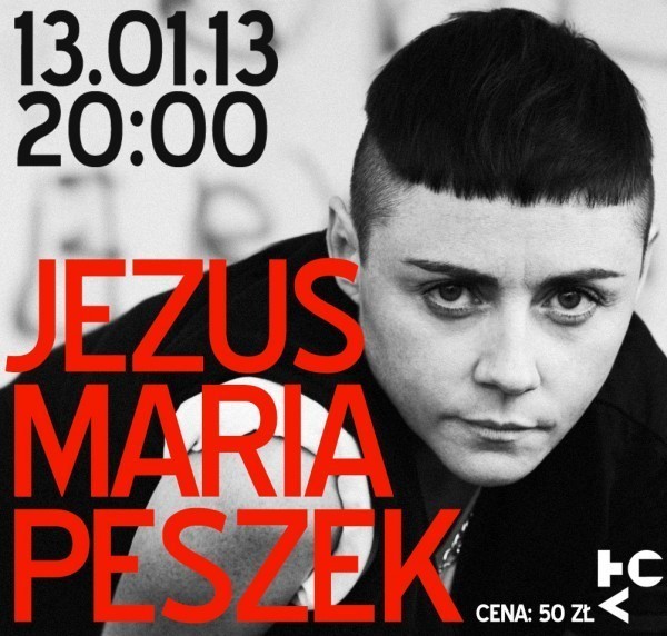 Plakat koncertu Marii Peszek w Tarnowskich Górach