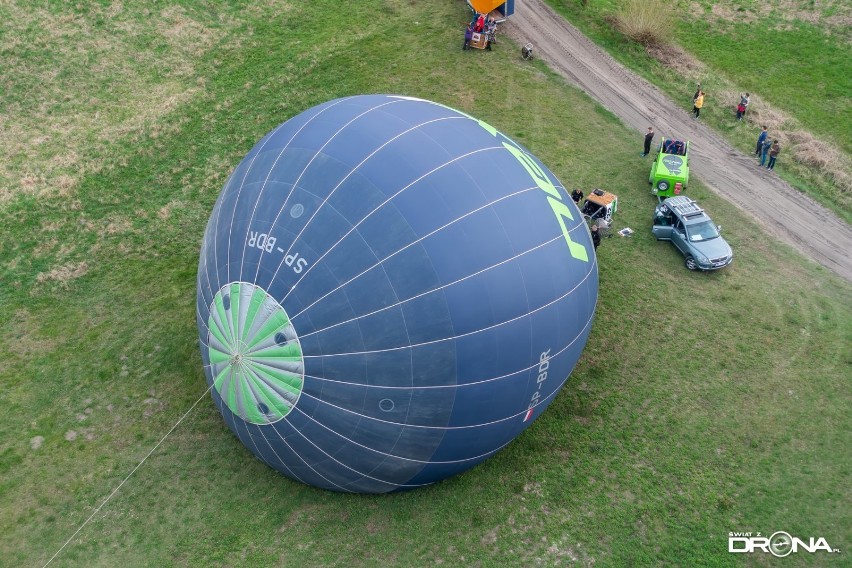 Balony nad Kwidzynem. Zdjęcia z popołudniowych lotów