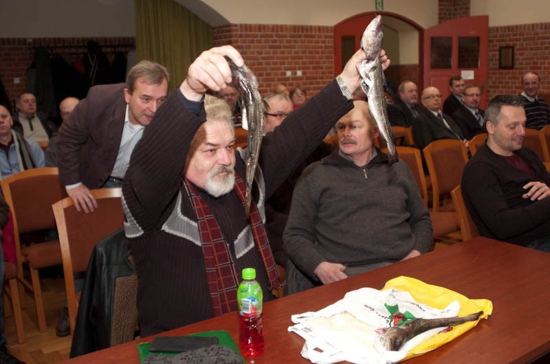 Kazimierz Plocke w Ustce: Rybacy walczą z problemem chudych dorszy [ZDJĘCIA]
