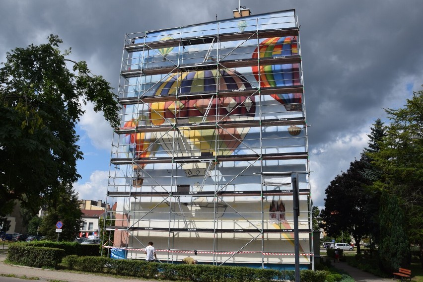 Mural balonowy w Szczecinku będzie gotowy na Art Piknik