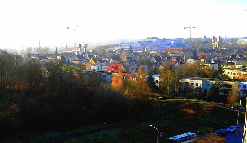 Widoki z okna na Toruńskie Rubinkowo jesiennie..!