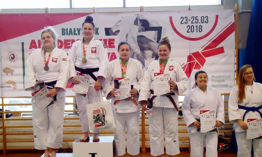 Judo: trzy medale naszych zawodników w Akademickich Mistrzostwach Polski w Białymstoku