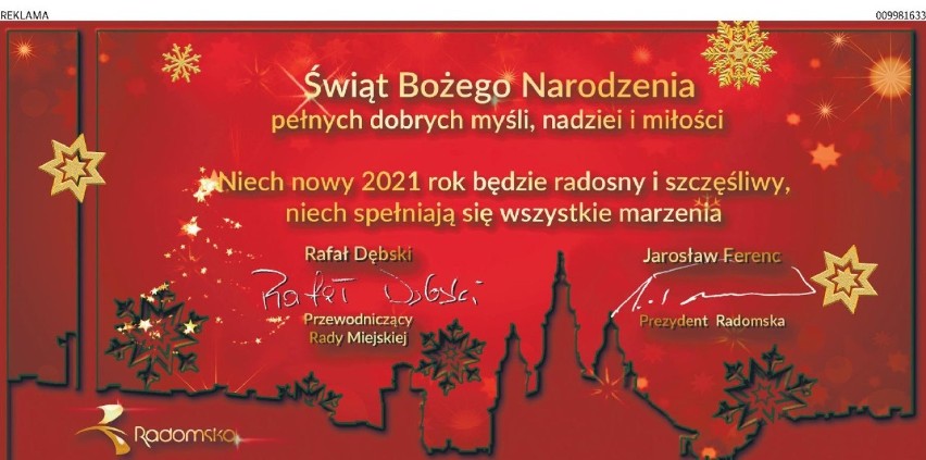 Radomsko. Życzenia bożonarodzeniowe dla naszych Czytelników [ZDJĘCIA]