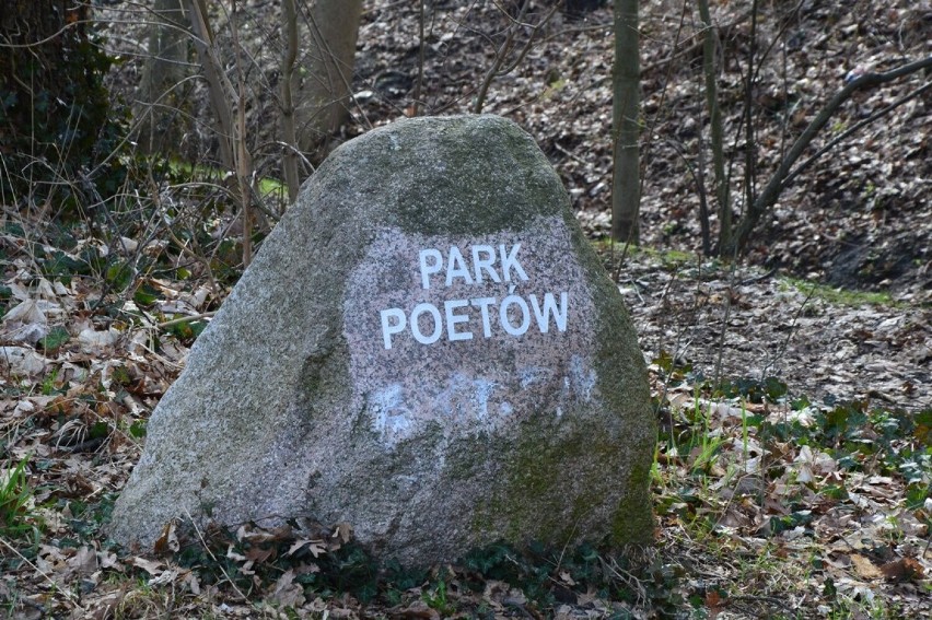 Park poetów w Zielonej Górze