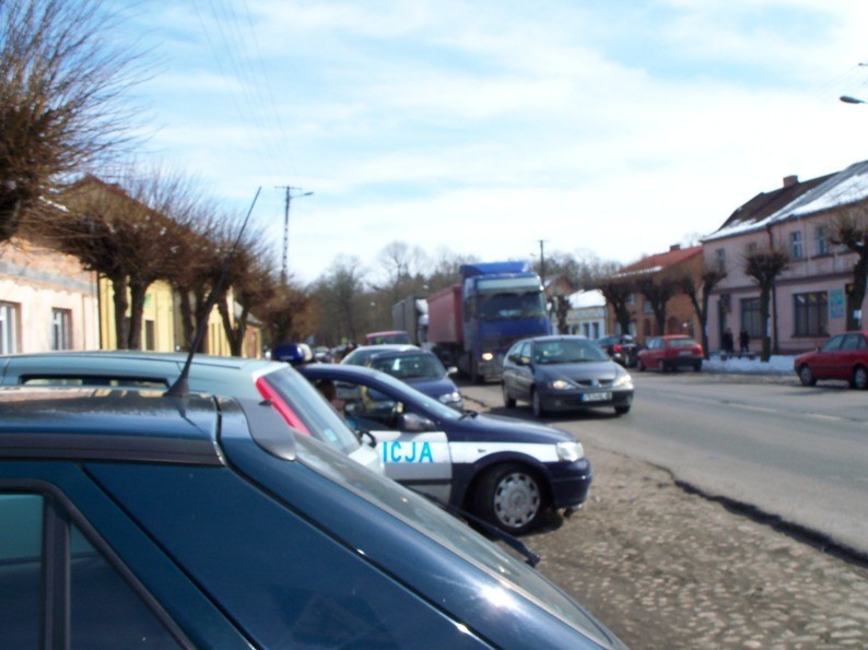 Blokada drogi w Grodźcu