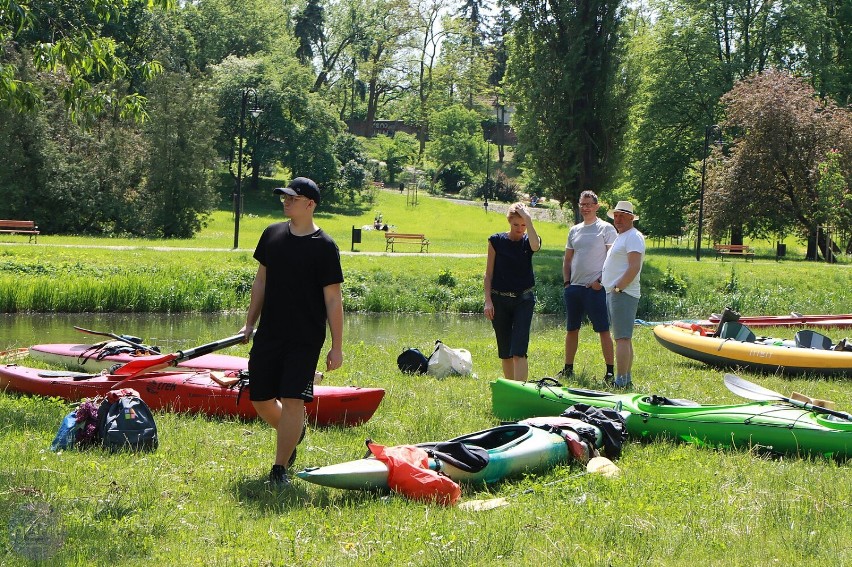 Zakończenie 30. spływu kajakowego PTTK Włocławek, park im....