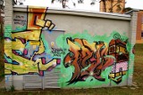 Zielonogórskie graffiti - stacja transformatorowa przy Trasie Północnej