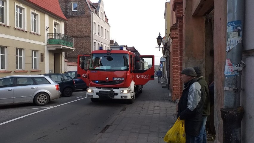 Chełmińscy strażacy prowadzą obecnie dwie akcje - w Trzebczu...