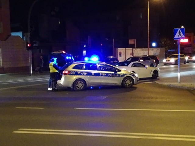 Potrącenie pieszej na ulicy Polnej w Kaliszu