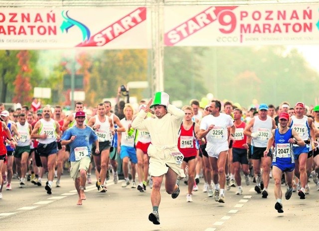 Poznański maraton to okazja do zabawy, ale przede wszystkim ostra sportowa rywalizacja