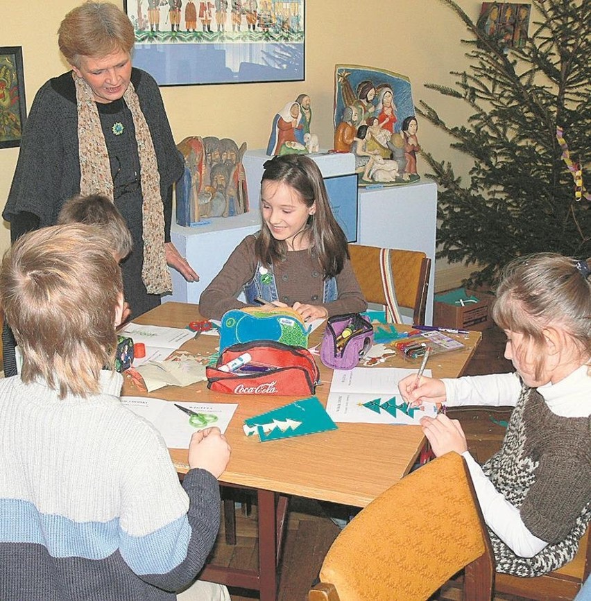 W tomaszowskim muzeum dzieci poznawały świąteczne obyczaje
