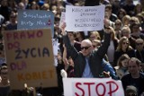 Kraków. Protest przeciwko projektowi zakazu aborcji [HASŁA Z TRANSPARENTÓW]