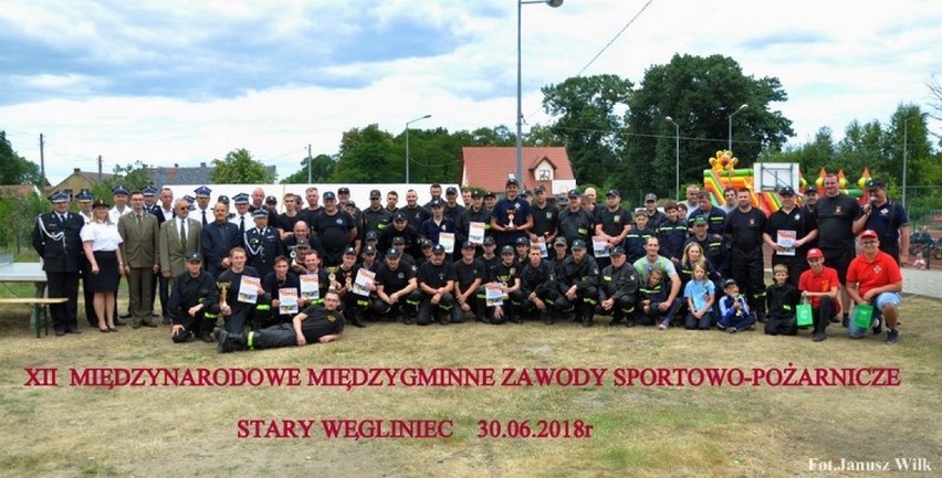 XII Międzynarodowe Międzygminne Zawody Sportowo - Pożarnicze Gminy Węgliniec i Gminy Pieńsk w Starym Węglińcu