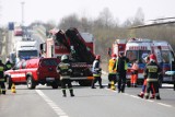 Wypadek w Moszczenicy. Jedna osoba nie żyje [ZDJĘCIA, WIDEO]